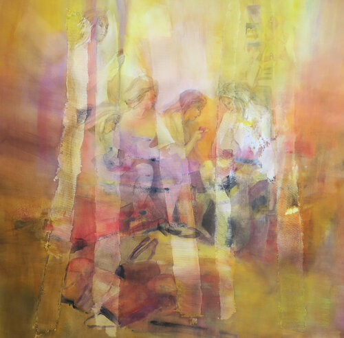 Education des filles 3.0 by Anne Bironneau, Painting for Sale on Select