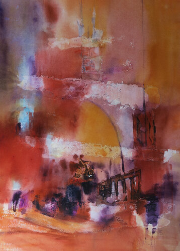 V-love by Anne Bironneau, Painting for Sale on Select