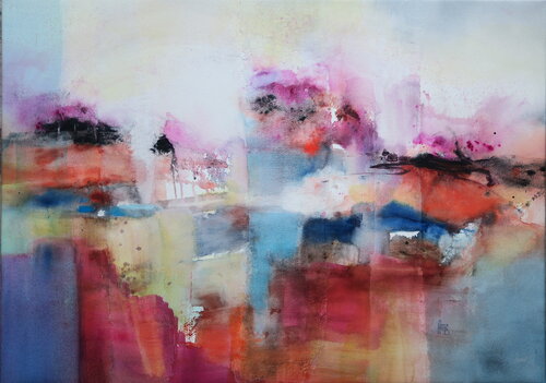 Sept by Anne Bironneau, Painting for Sale on Select
