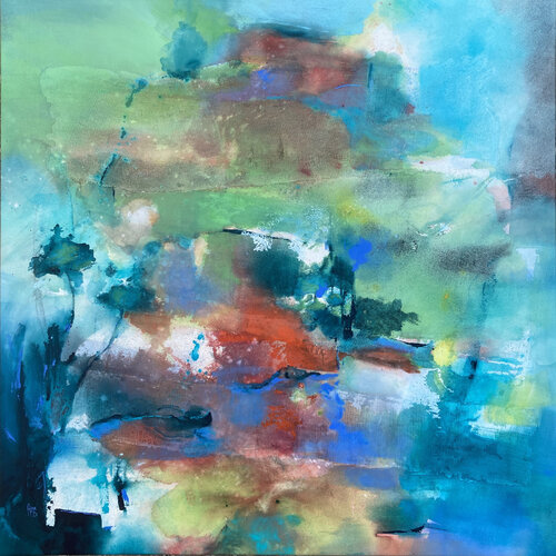 Etang du Chevalier Guignette by Anne Bironneau, Painting for Sale on Select