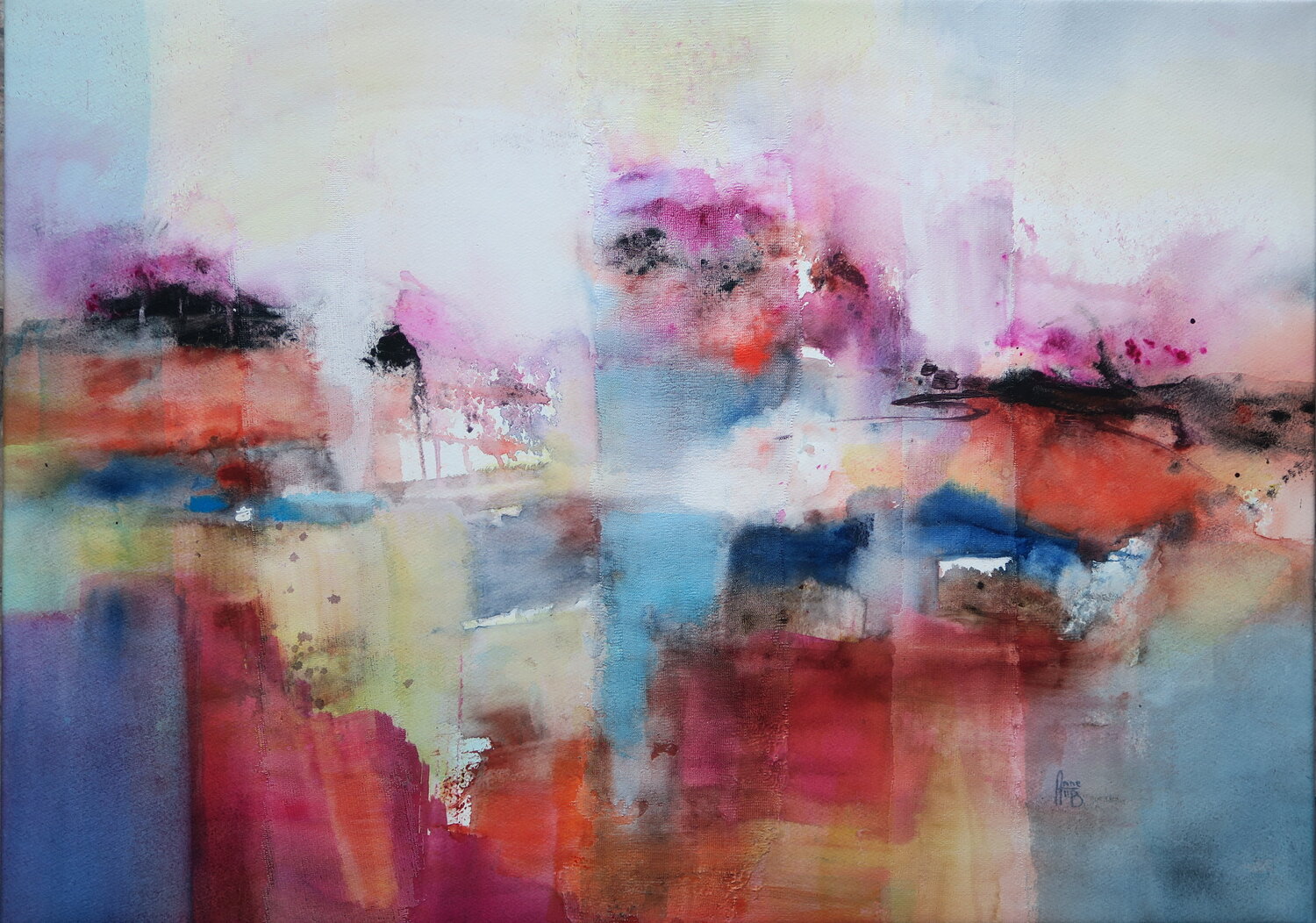 Sept Anne Bironneau Original painting for sale