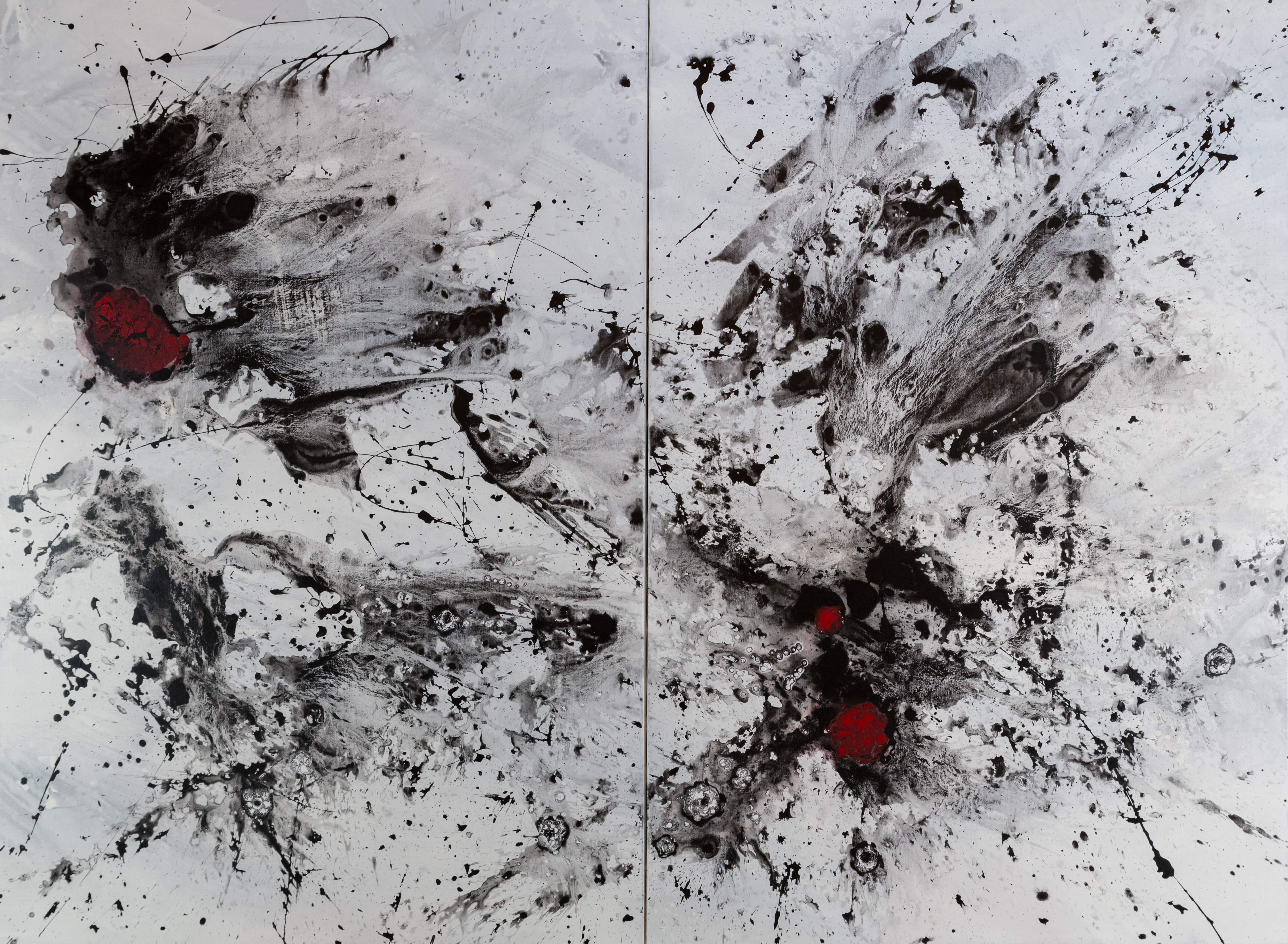 Le jardin du peintre VIII. Diptyque