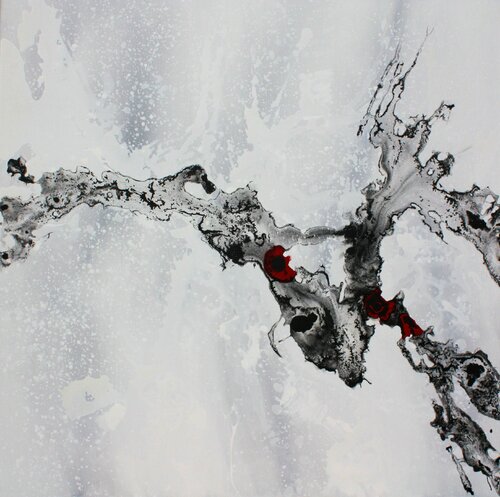 Après l'Hiver XXI by Odile CARITEAU, Painting for Sale on Select