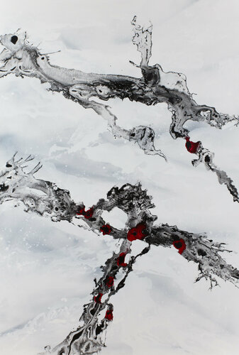 Après l'Hiver XX by Odile CARITEAU, Painting for Sale on Select