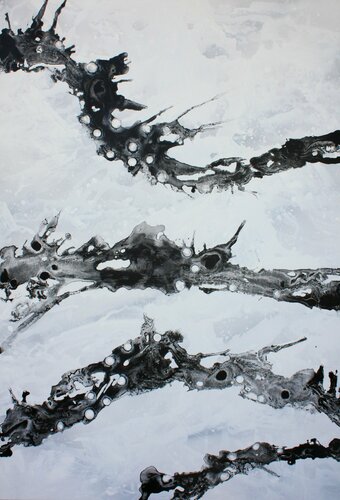 Après l'Hiver XXXV by Odile CARITEAU, Painting for Sale on Select