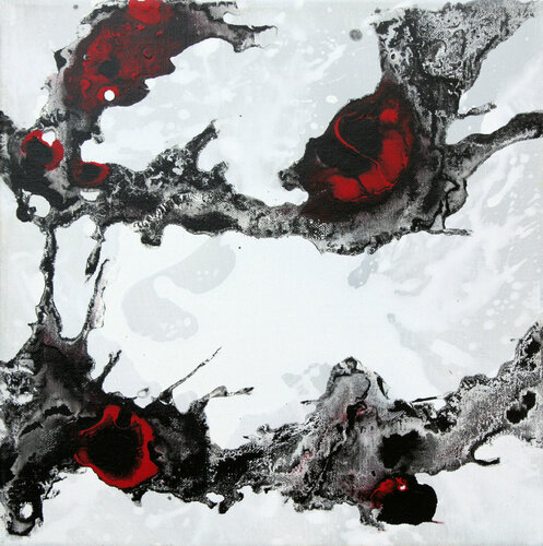 Après l'Hiver IX by Odile CARITEAU, Painting for Sale on Select