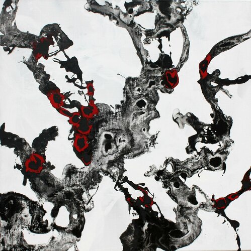 Après l'Hiver saison 2. II by Odile CARITEAU, Painting for Sale on Select