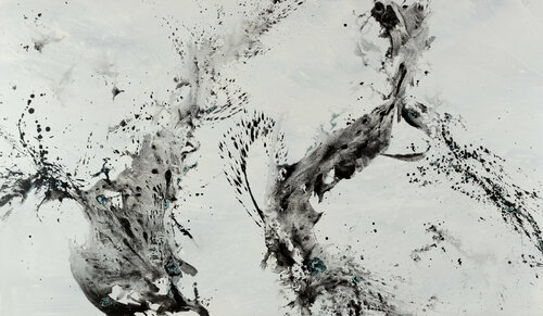 Le jardin du peintre IX by Odile CARITEAU, Painting for Sale on Select