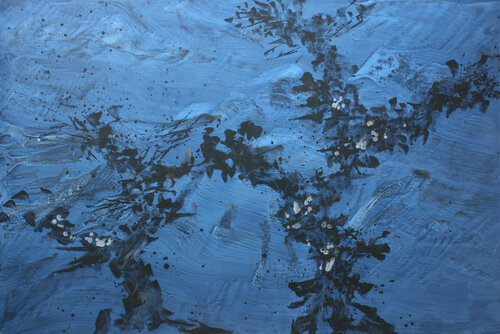 Le jardin du Temps perdu, Nuit XXI by Odile CARITEAU, Painting for Sale on Select