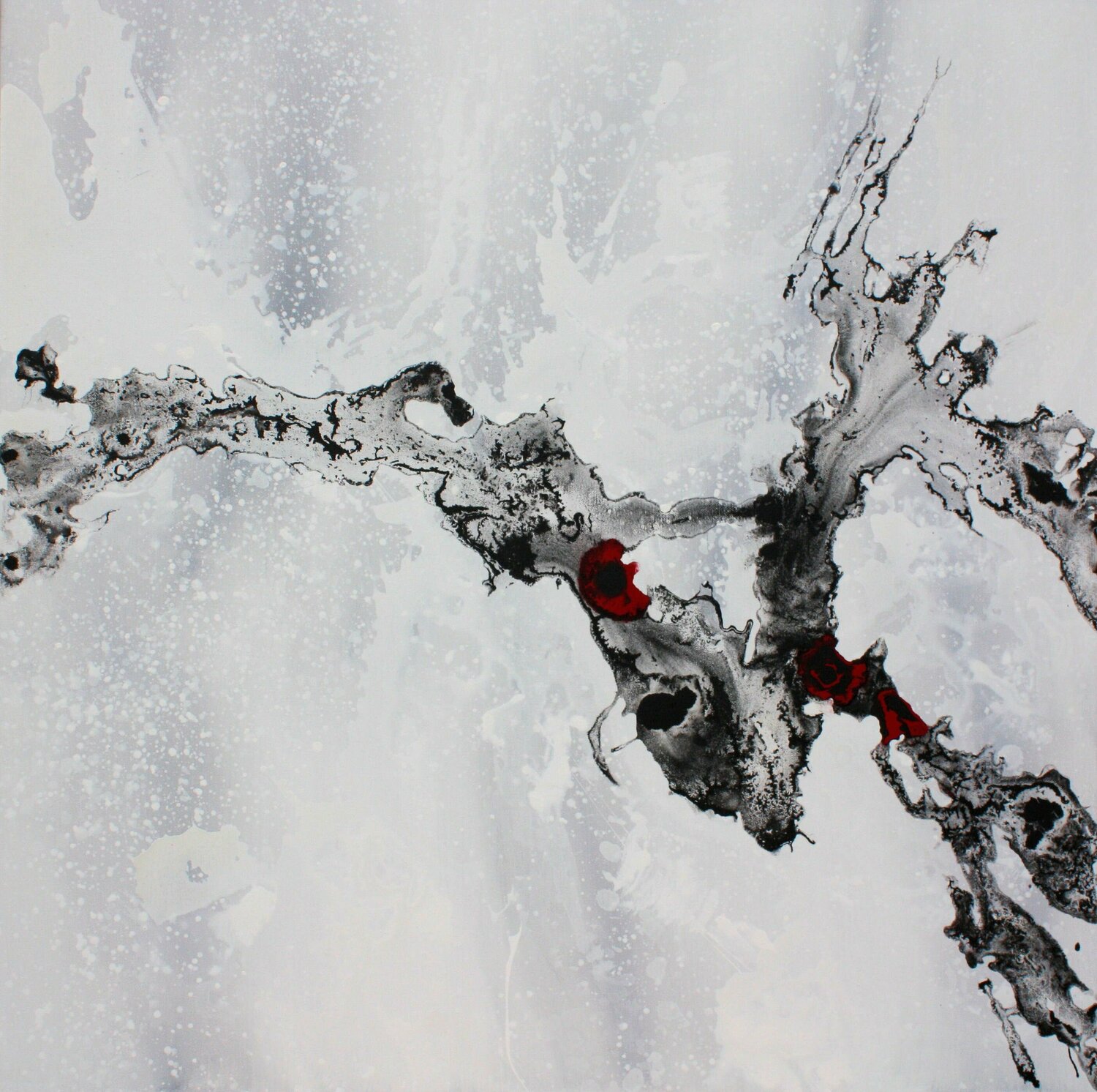 Après l'Hiver XXI Odile CARITEAU Original painting for sale