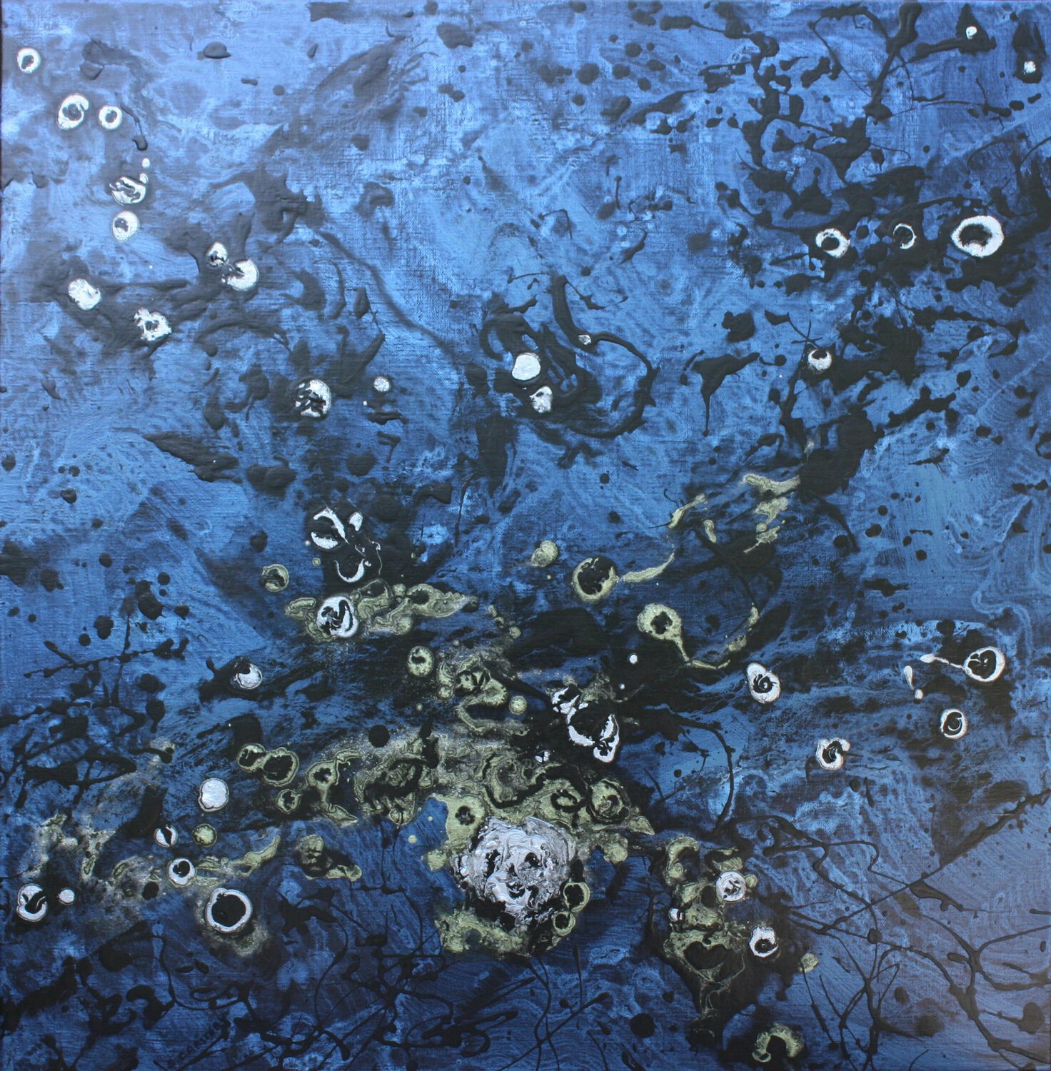 Le jardin du temps perdu, Nuit XVI Odile CARITEAU Original painting for sale