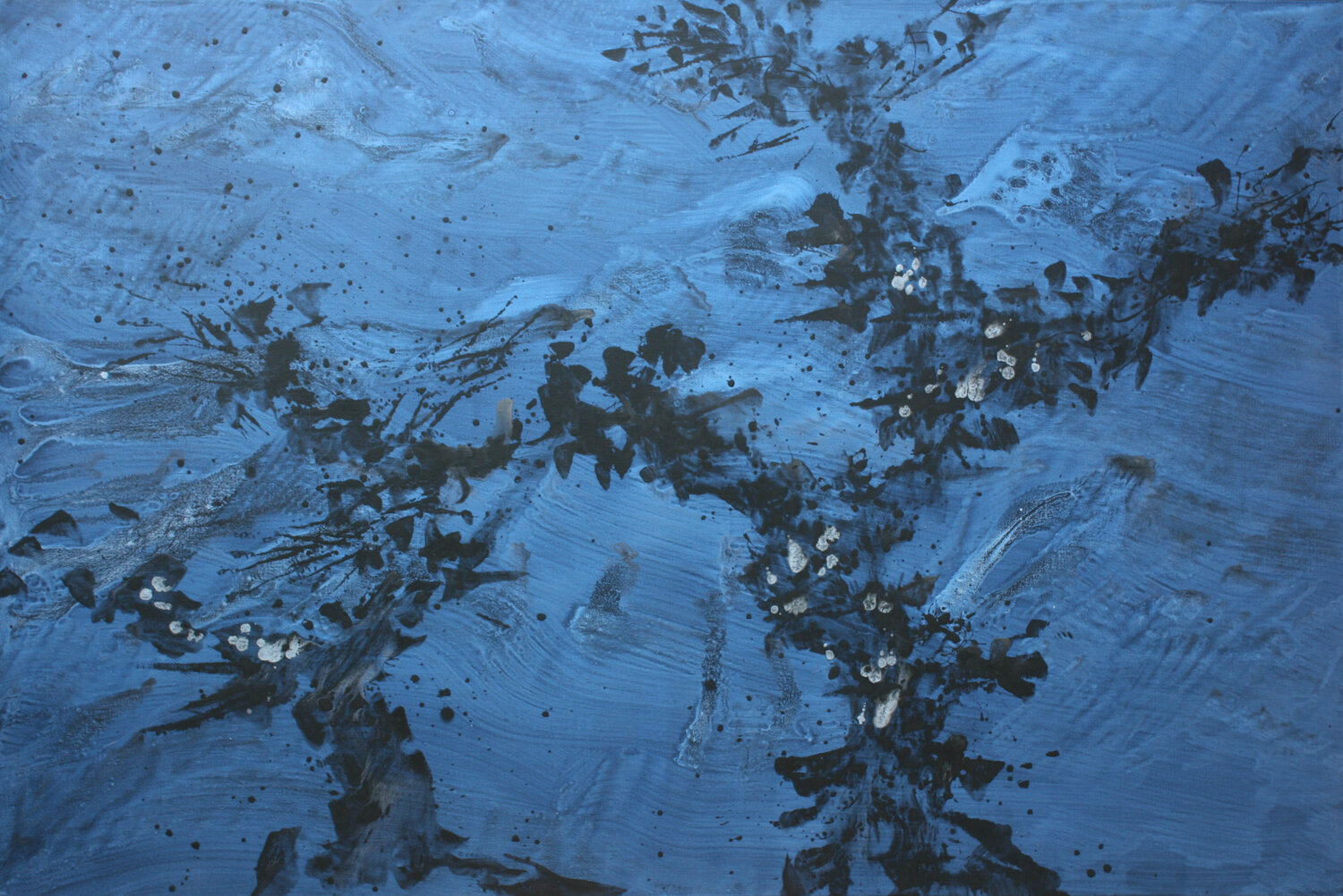 Le jardin du Temps perdu, Nuit XXI Odile CARITEAU Original painting for sale