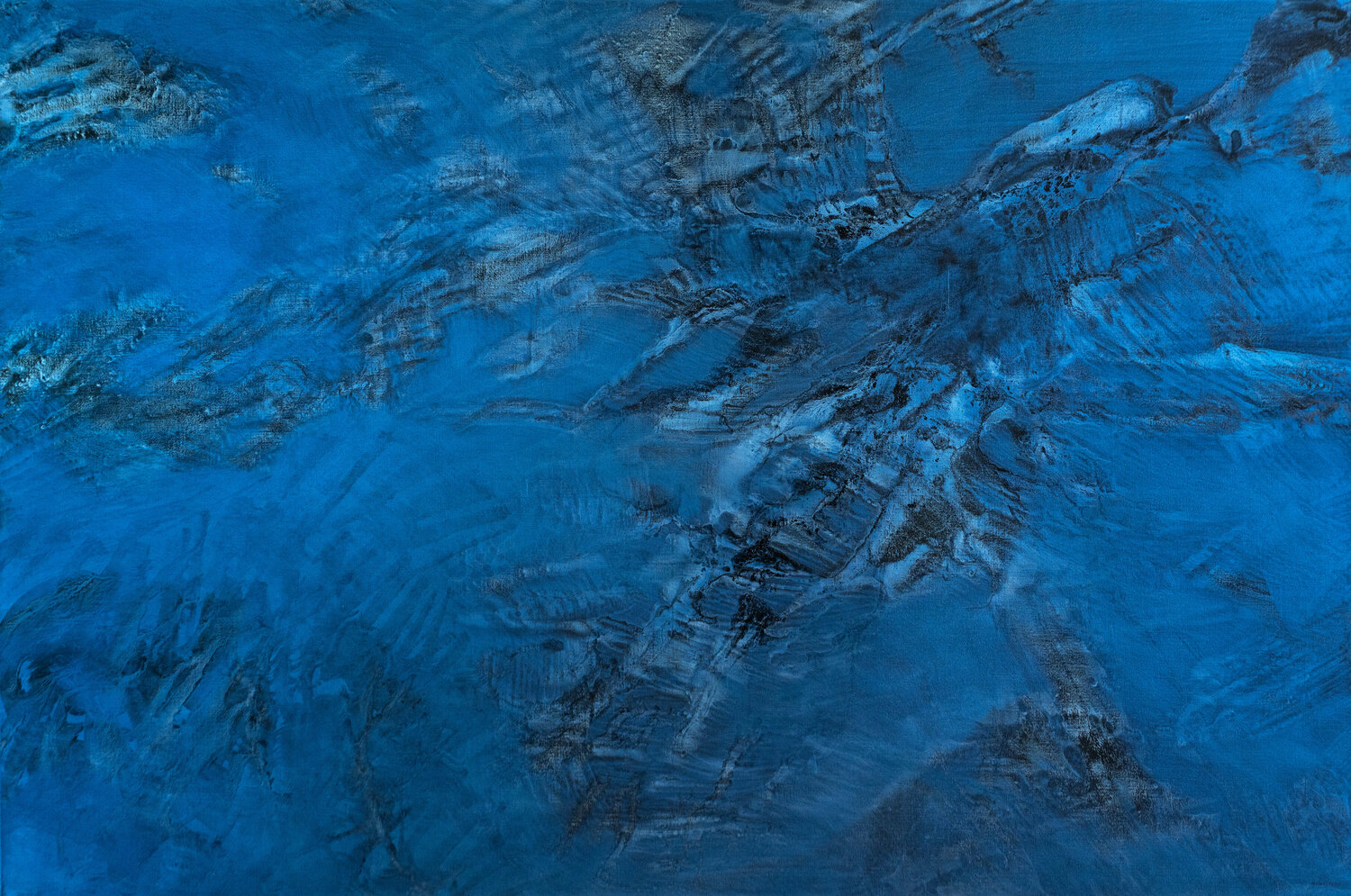 Le jardin du Temps perdu, Nuit XXII Odile CARITEAU Original painting for sale