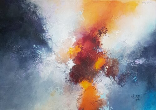 Métamorphose 2 by Maryse Kriloff, Painting for Sale on Select