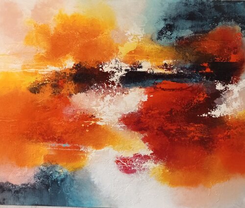 Énergie vibrante by Maryse Kriloff, Painting for Sale on Select