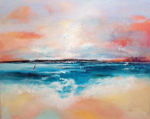 En quête de liberté by Maryse Kriloff, Painting for Sale on Select