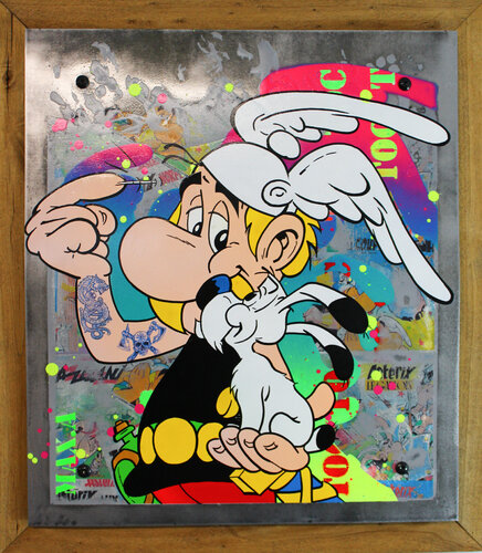 métal astérix by Maxime Andriot, Painting for Sale on Select