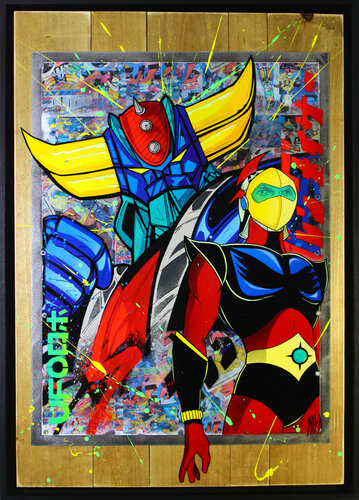goldo et actarus 2022 by Maxime Andriot, Painting for Sale on Select