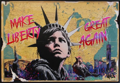 Make liberty #2 by Maxime Andriot, Painting for Sale on Select