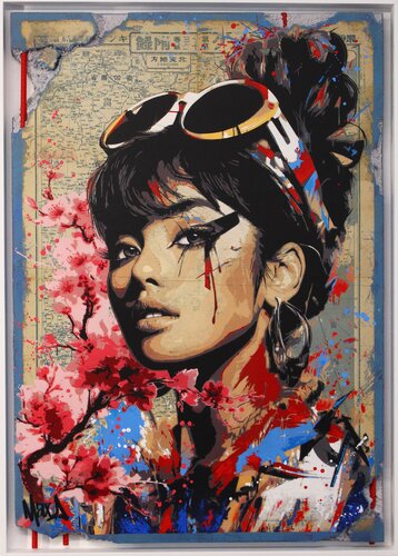 Japan girl 1935 by Maxime Andriot, Painting for Sale on Select
