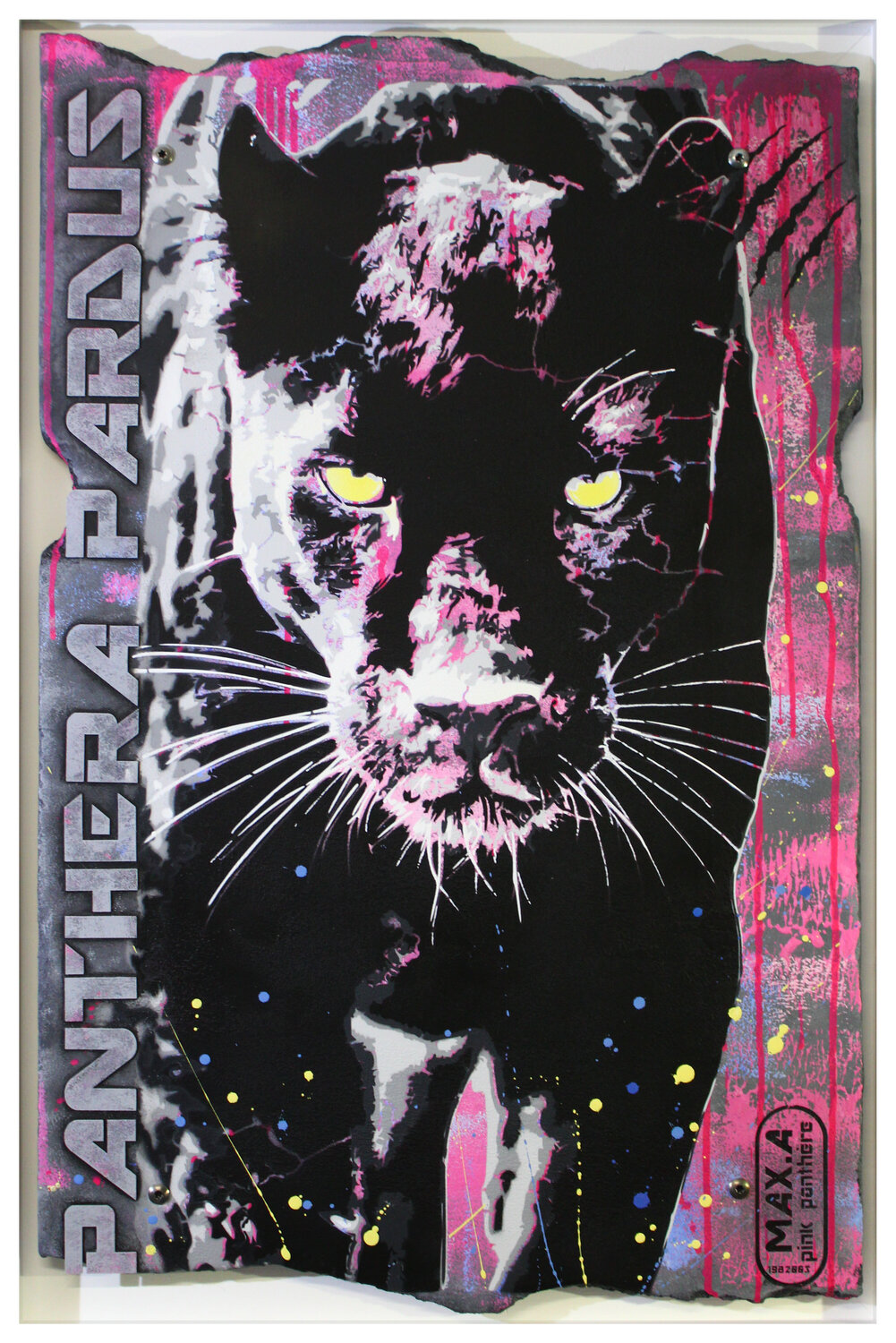 PANTHERA PARDUS Maxime Andriot Original painting for sale