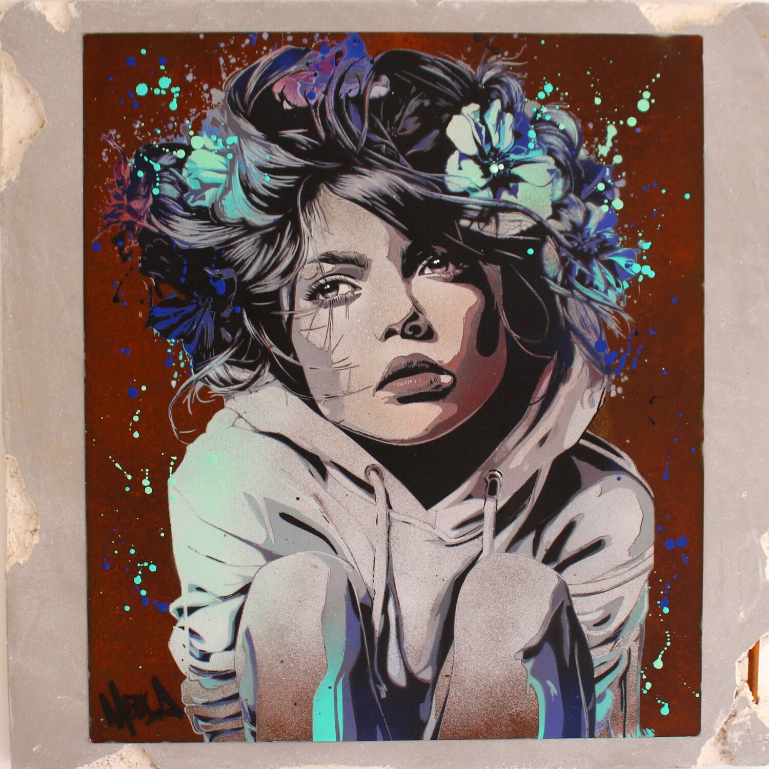 Rust #2 Maxime Andriot Original painting for sale