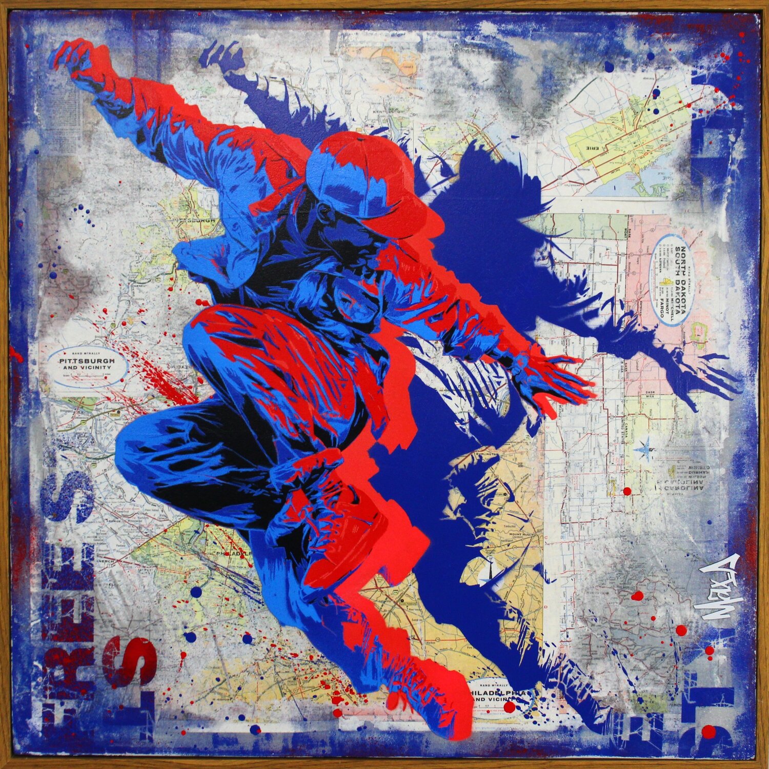free style dakota Maxime Andriot Original painting for sale