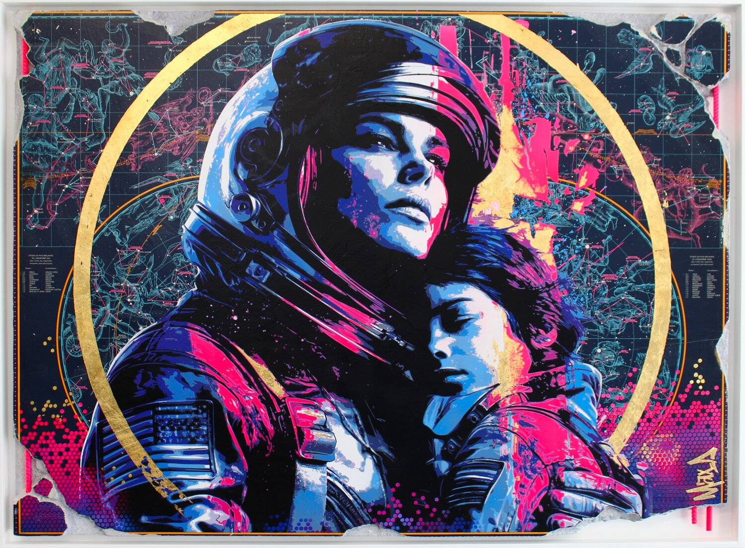 interstellar Maxime Andriot Original painting for sale