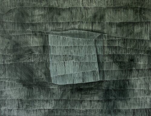 PAVÉ - TERRE D'OMBRE VERDÂTRE by LABB, Painting for Sale on Select