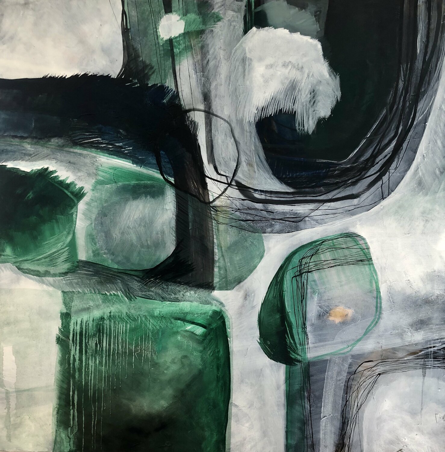 GLACIERS LABB Original painting for sale