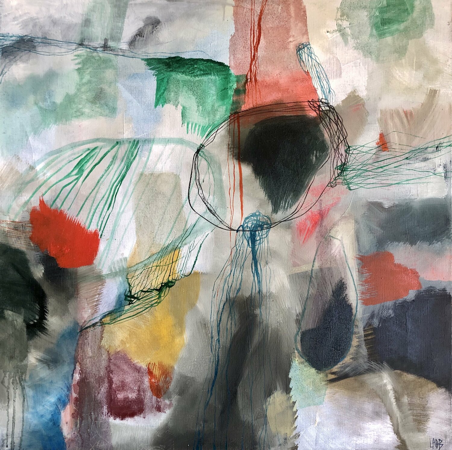 BRIBES LABB Original painting for sale