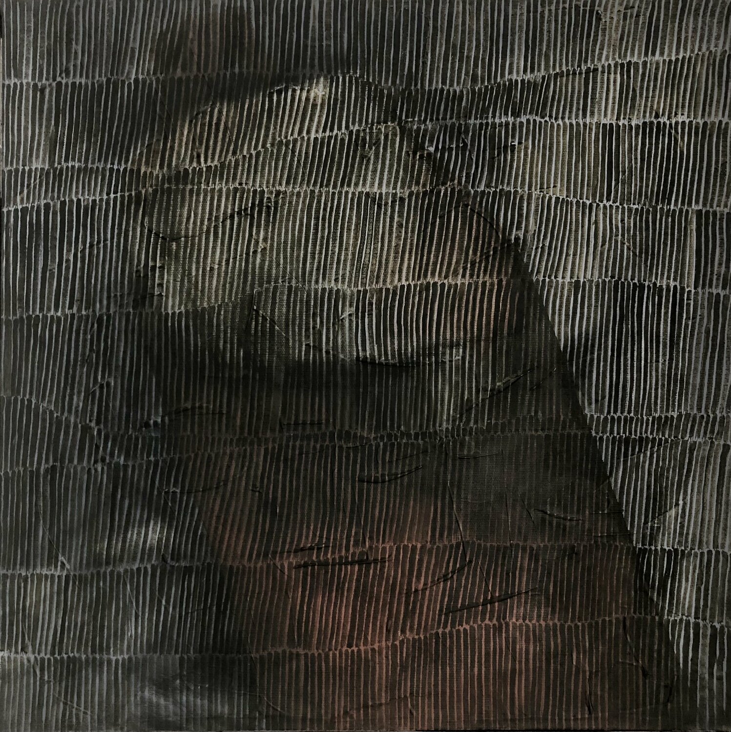 SEPIA HIDDEN BOTTLE 2 LABB Original painting for sale