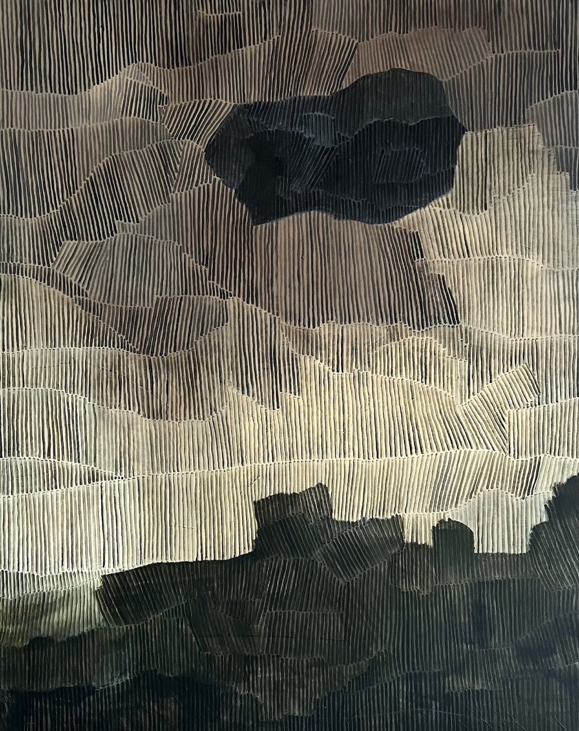 BLACK CLOUD LABB Original painting for sale