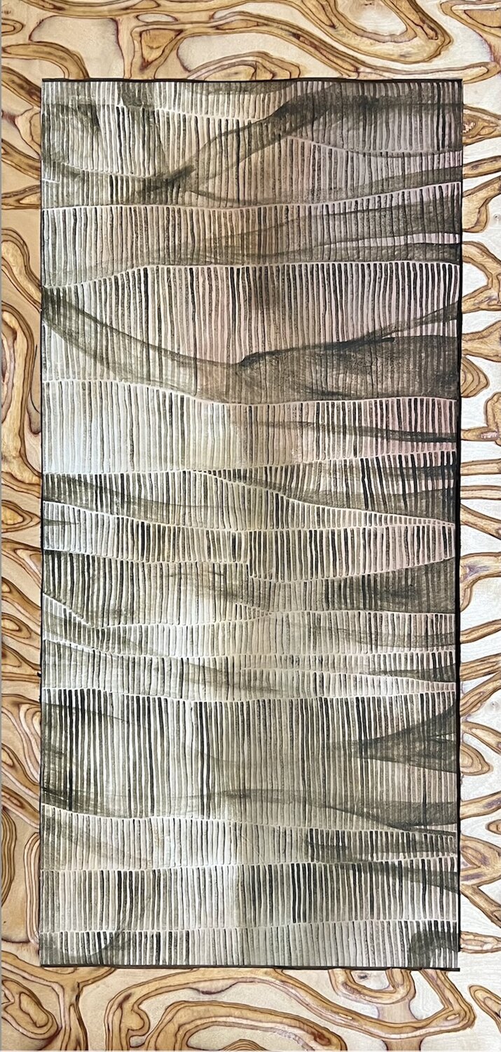 WOOD WAVES LABB Original painting for sale