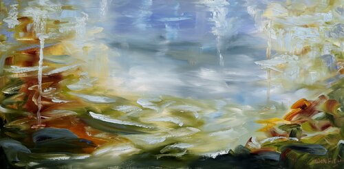 Reflecting Movement in Colours von Darlene Winfield, Malerei kaufen auf Select