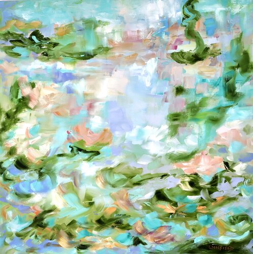 Jump In by Darlene Winfield, Painting for Sale on Select