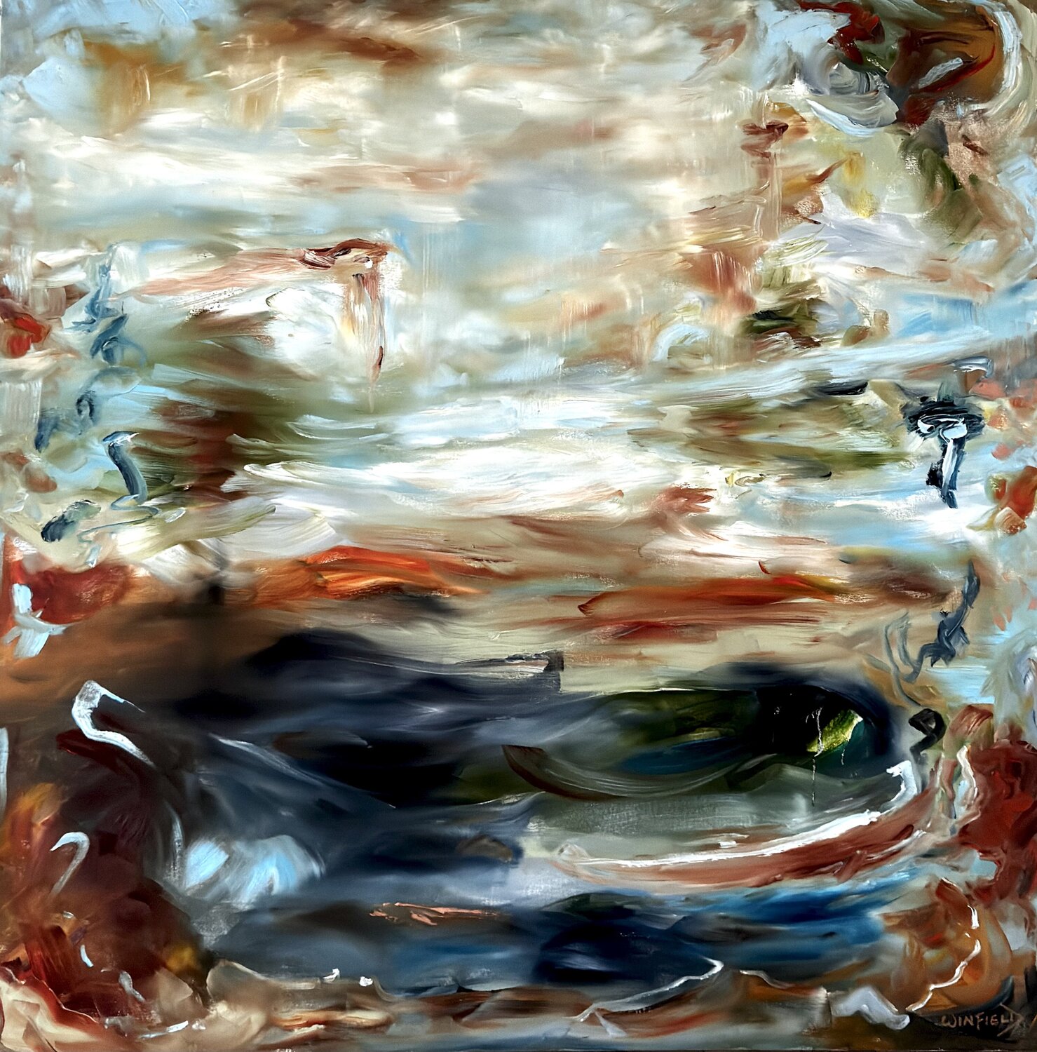 Reasoning Darlene Winfield Original painting for sale