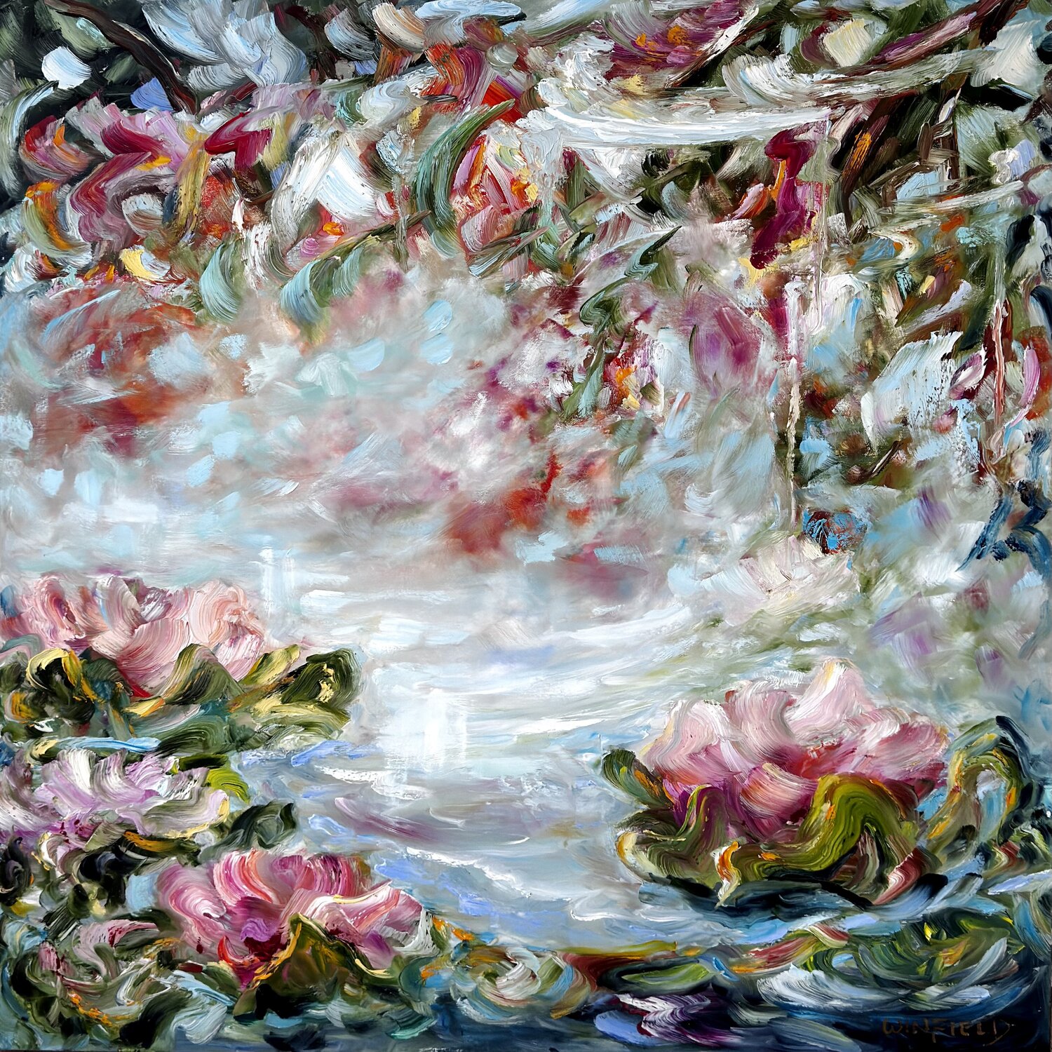 Warmth Reflecting Darlene Winfield Original painting for sale