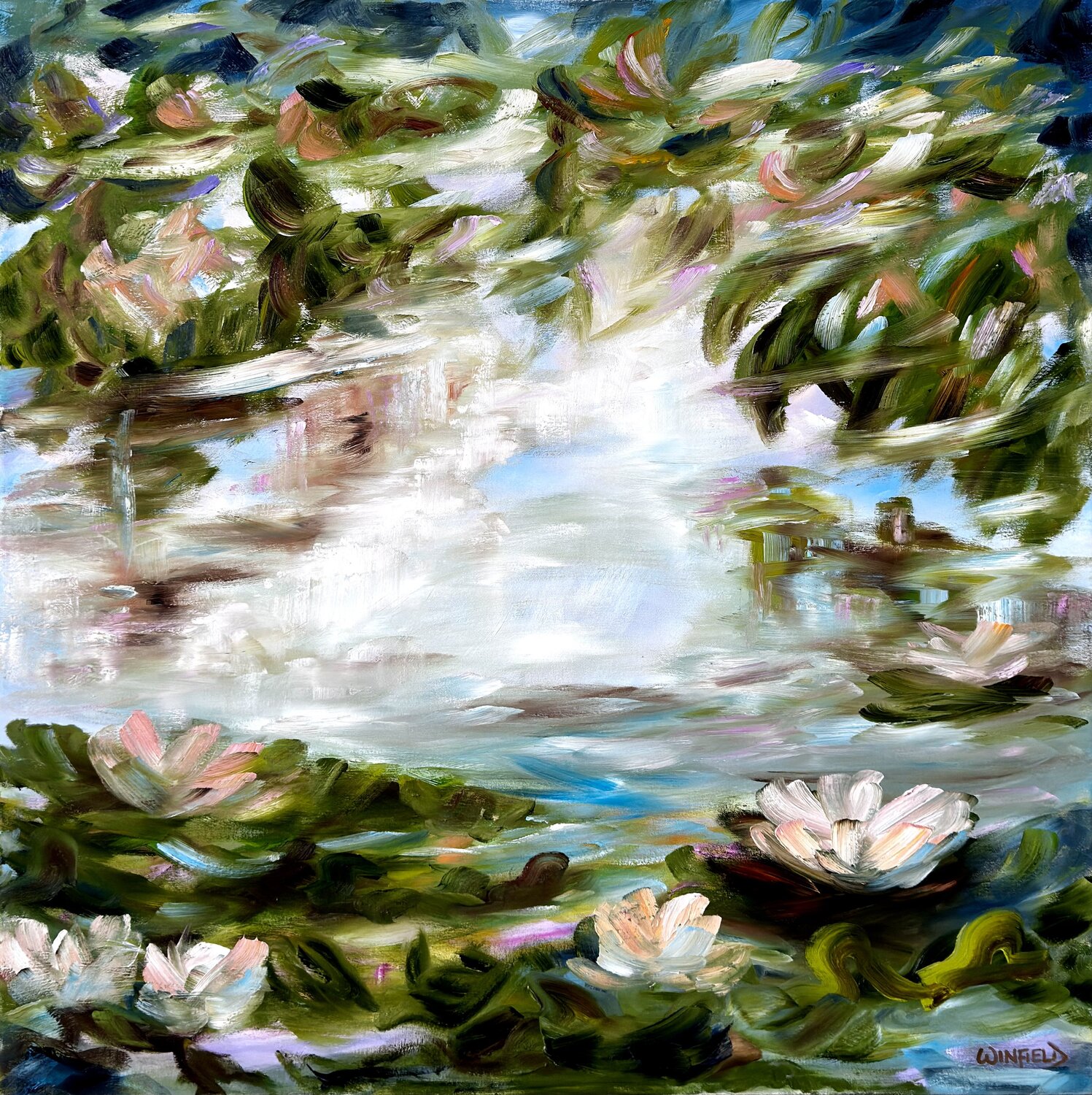 Quiet Darlene Winfield Original painting for sale