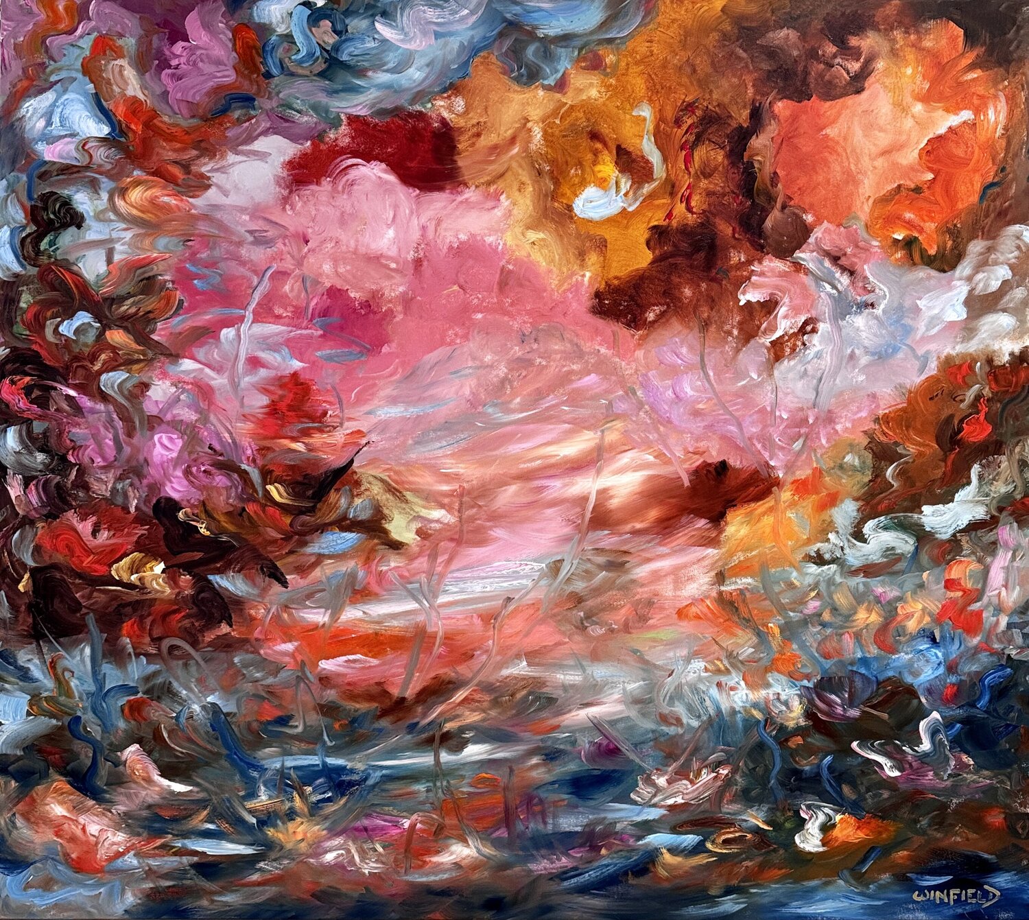 Vivacious Darlene Winfield Original painting for sale