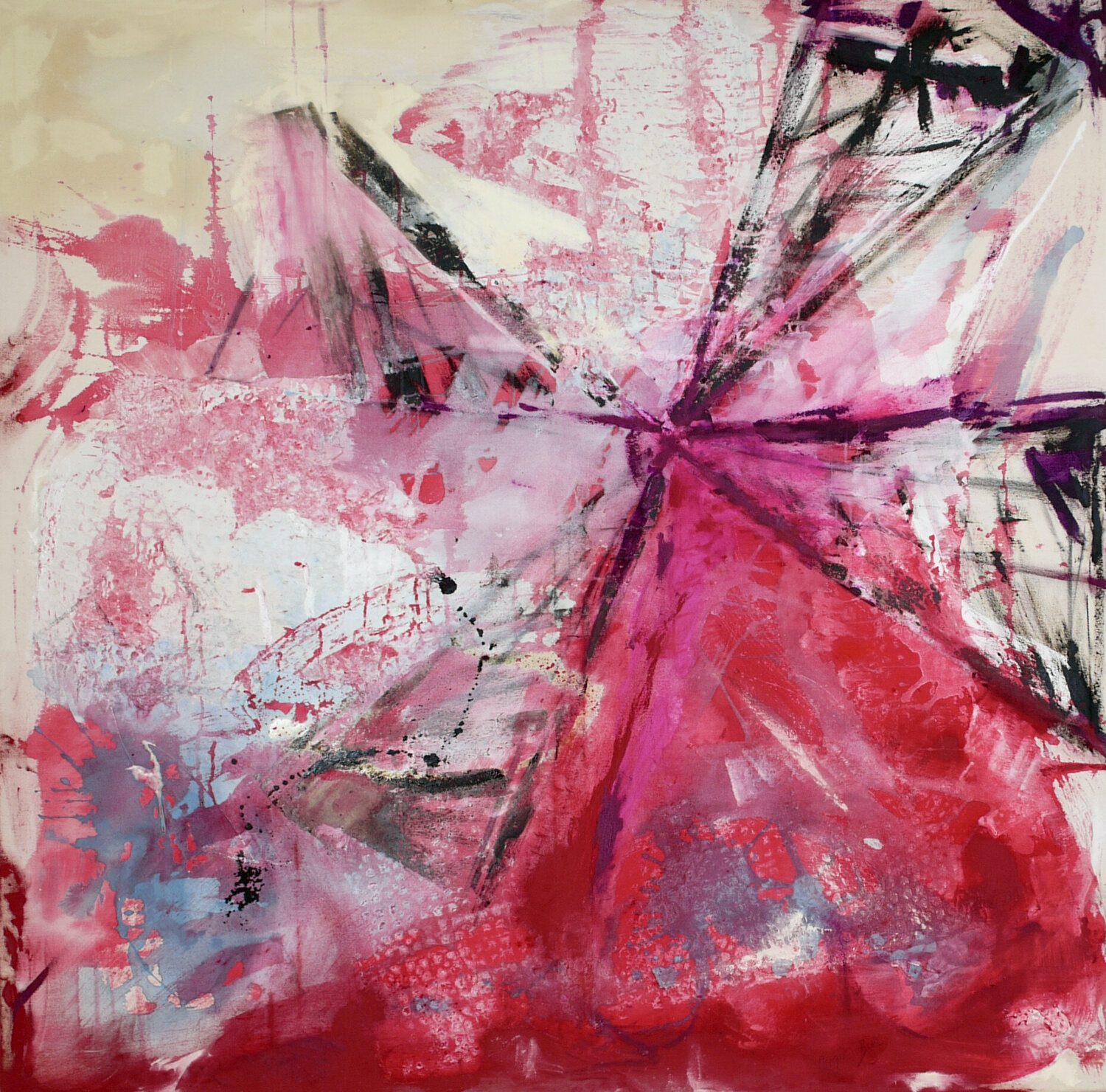 Vent Rouge Angelika Michalik Original painting for sale