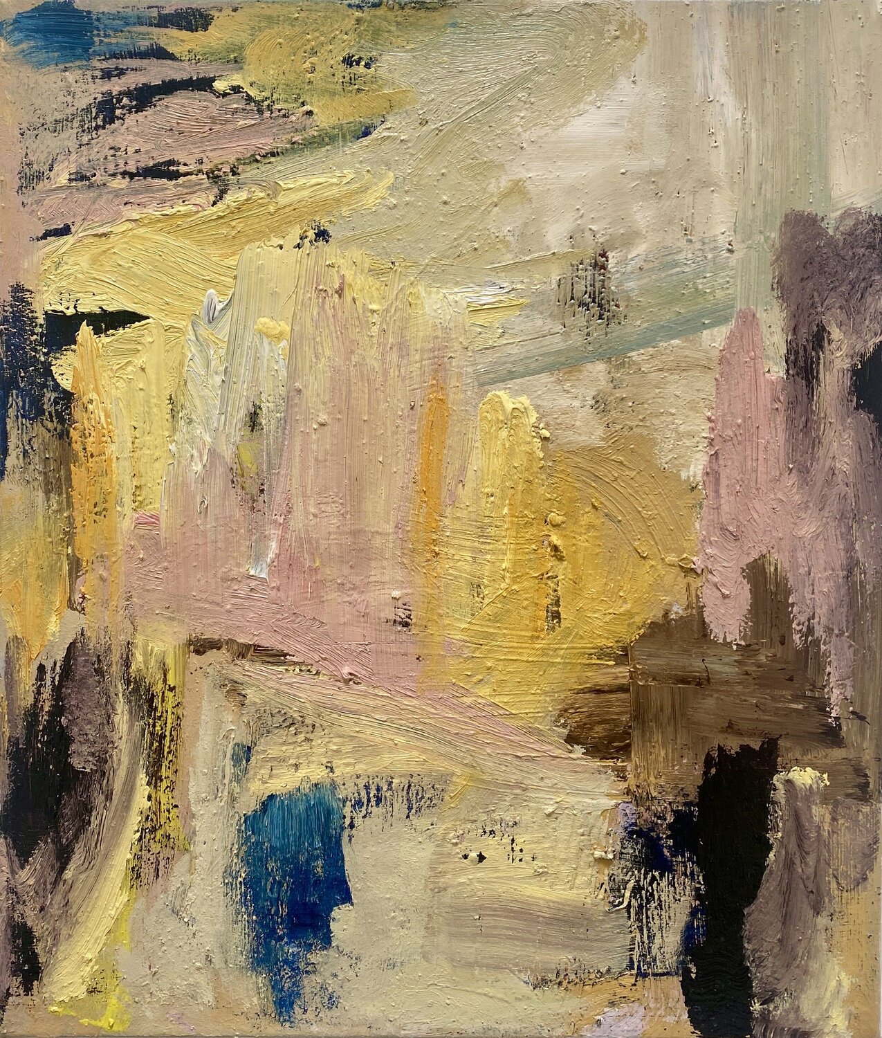"Floßfahrt" aus der Serie "München" Angelika Michalik Original painting for sale
