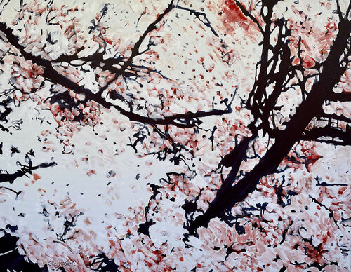 Sakura One by Ella Joosten, Painting for Sale on Select