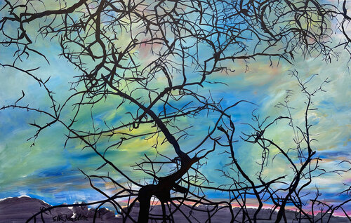 Forest Silhouette Four by Ella Joosten, Painting for Sale on Select