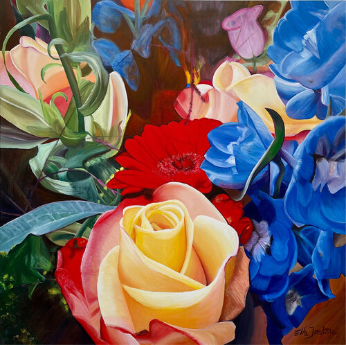 Bouquet Three by Ella Joosten, Painting for Sale on Select