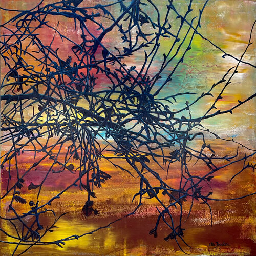 Forest Silhouette Eight by Ella Joosten, Painting for Sale on Select