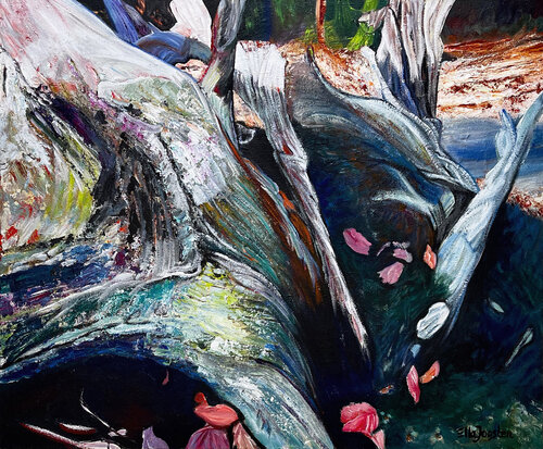Wood Grain by Ella Joosten, Painting for Sale on Select
