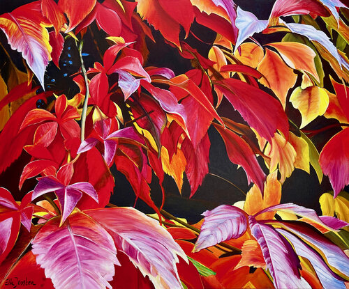 Symphony in Red by Ella Joosten, Painting for Sale on Select