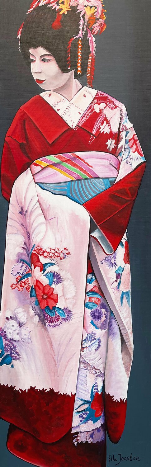 Geisha 20 Ella Joosten Original painting for sale