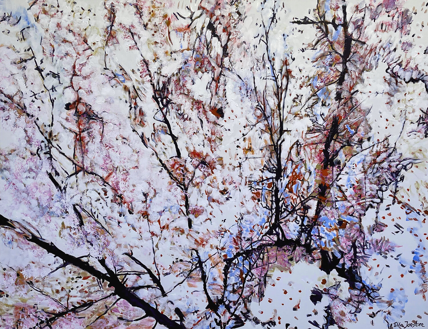 Sakura Two Ella Joosten Original painting for sale